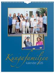  Väggkalender 2026 Kungafamiljen