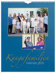  Väggkalender 2026 Kungafamiljen