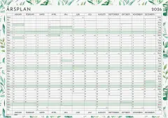  Kalender 2026 Årsplanering whiteboard