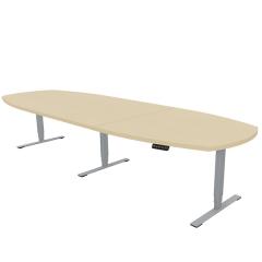  Konferensbord Viva Select 3600x1200mm bj&ouml;rk/gr&aring;