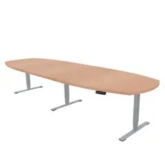  Konferensbord Viva Select 3600x1200mm bok/gr&aring;