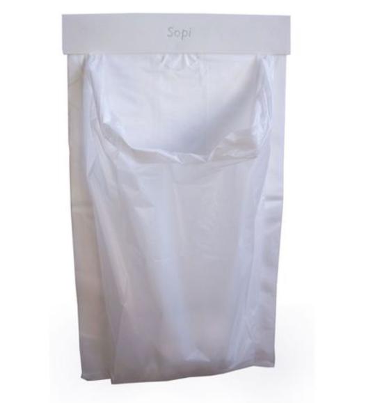  Blockpåse Sopi vit 7 liter