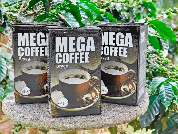  Kaffe Mega Coffee Premium bryggmalet 450g