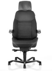  Kontorsstol KAB Executive svart tyg