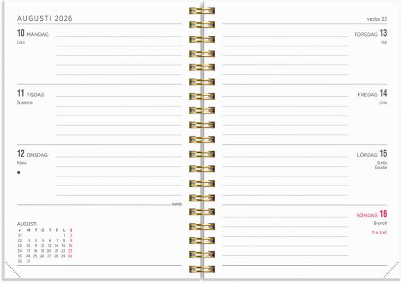  Kalender 2026 Senator A6 Star