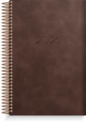  Kalender 2026 Dagbok Twist brun