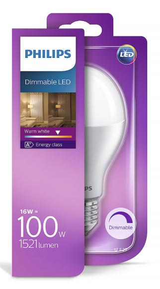  LED-lampa 16W(100W) E27 dimbar