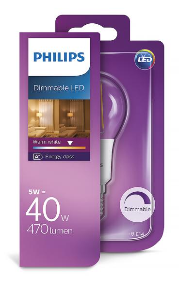  LED-lampa 5W(40W) E14 dimbar