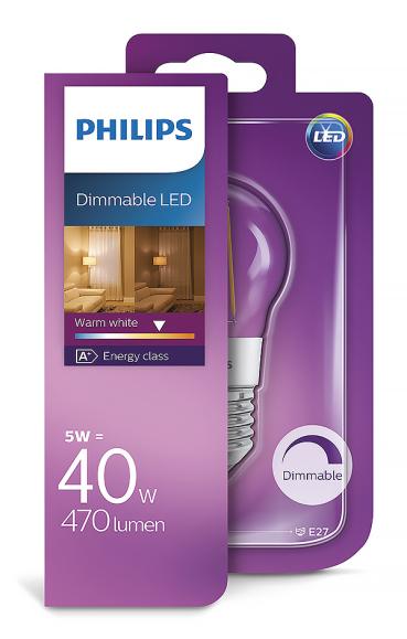  LED-lampa 5W E27-sockel (40W) dimbar