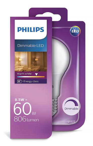 LED-lampa 9W(60W) E27 dimbar