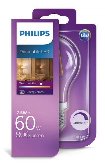  LED-lampa 8W(60W) E27 dimbar