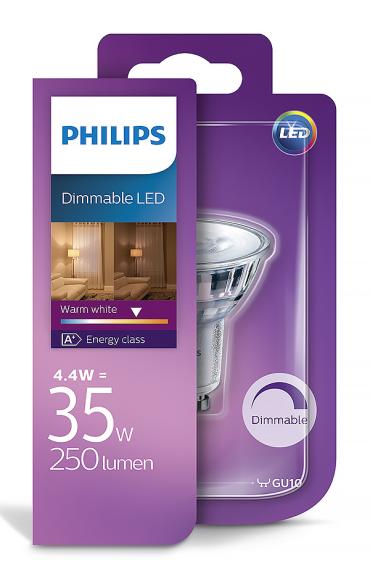  LED-spot 5W(35W) GU10 dimbar