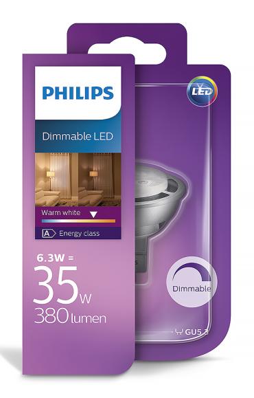  LED-spot 7W(35W) GU5,3 dimbar