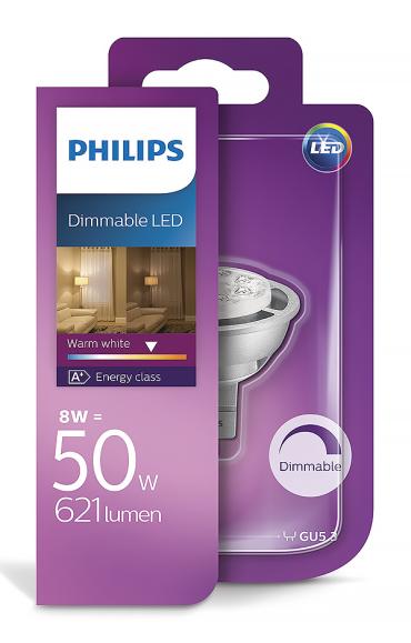  LED-spot 8W(50W) GU5,3 dimbar