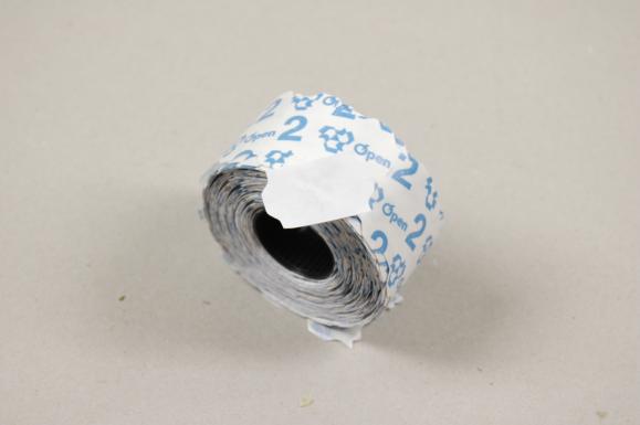  Prisetikett Meto 32x19mm vit
