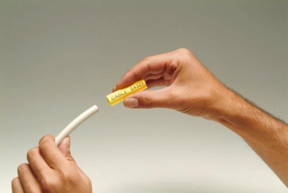  Märkband Dymo Industri krympslang 6mmx1,5meter