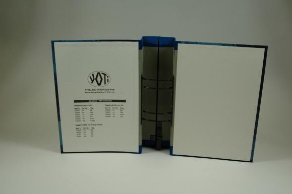  Träryggspärm YOTI A4 80mm blå
