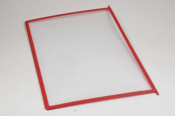  Displayficka A4 röd