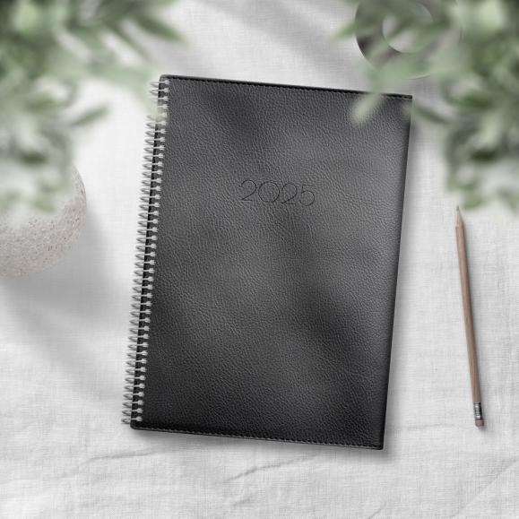  Kalender 2027 Business A5 Twist svart