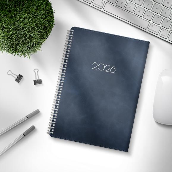 Kalender 2027 Business A5 Twist brun