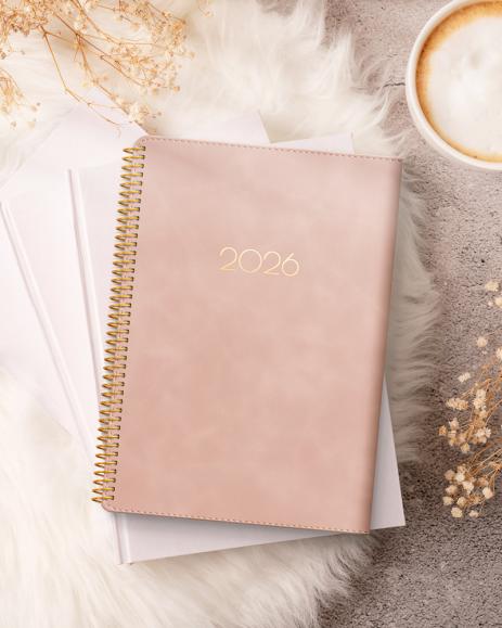  Kalender 2027 Business A5 Twist rosa