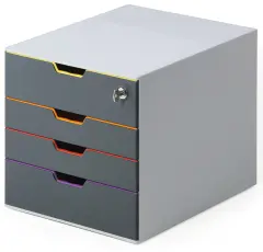  Blankettbox Durable Varicolor 4 Safe gr&aring;