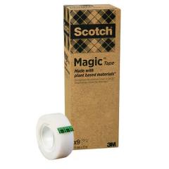  Dokumenttejp Scotch Magic 3M-900 milj&ouml; 19mm x 33 meter