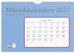  Väggkalender 2025 Månadskalendern