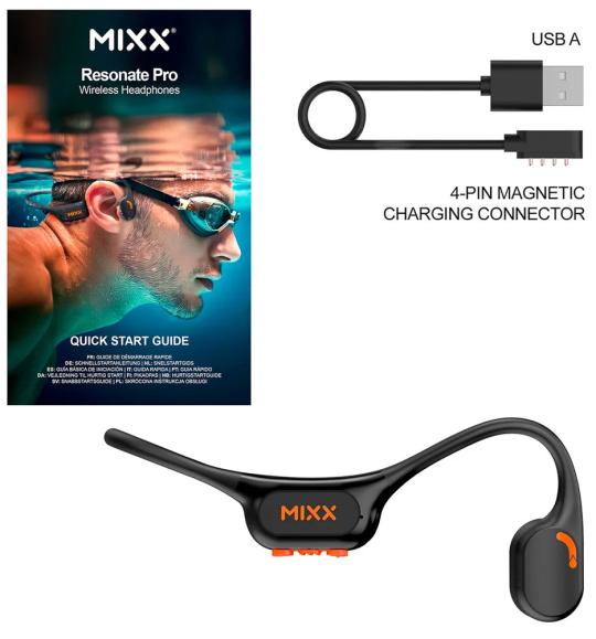 Hörlur MIXX Resonate Pro OWS Benledning Nackband