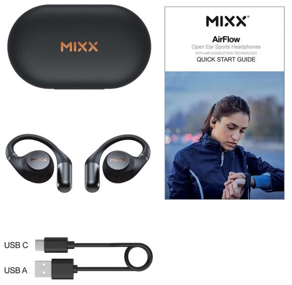  Hörlur MIXX Airflow OWS Öronkrok Sport