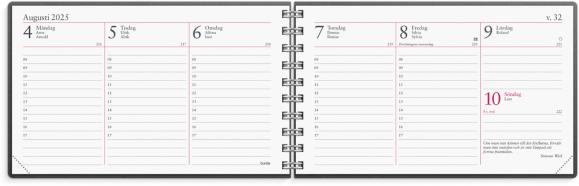  Kalender 2025 Veckokalendern Eco Line