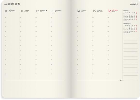  Kalender 2026 Agency Forma Deluxe brun