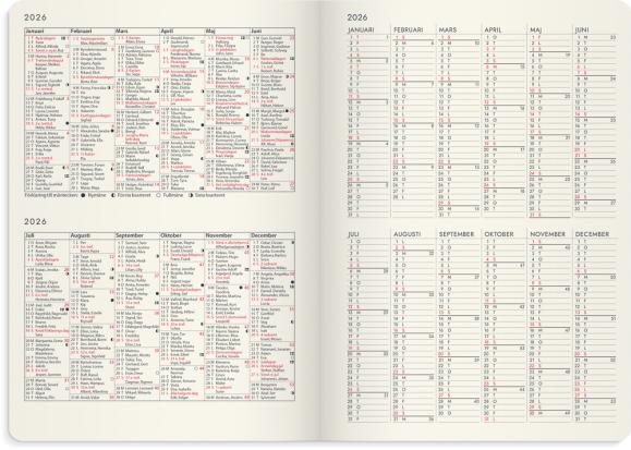  Kalender 2026 Agency Forma Deluxe brun
