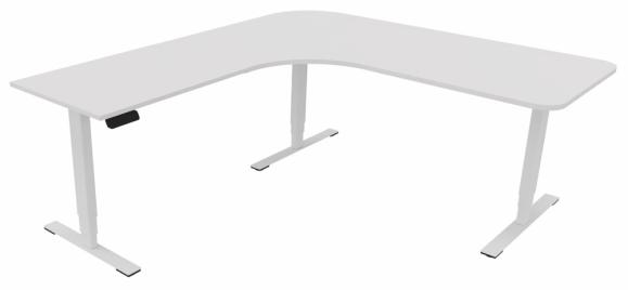  Skrivbord Viva Select 1800/800mm höj- och sänkbart med svängd skiva