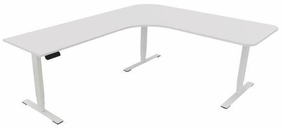  Skrivbord Viva Select 1800/800mm höj- och sänkbart med svängd skiva