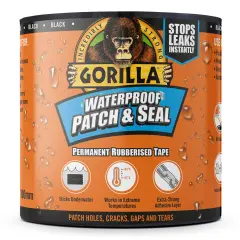 Gorilla tejp patch & seal svart 100mm, 3m