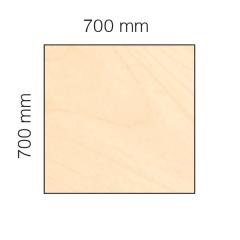  Bordsskiva Viva 700x700mm