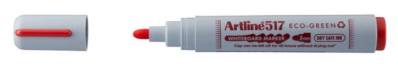  Whiteboardpenna Artline 517 ECO-GREEN fine röd