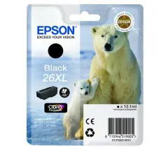  Bl&auml;ckpatron Epson 26XL svart
