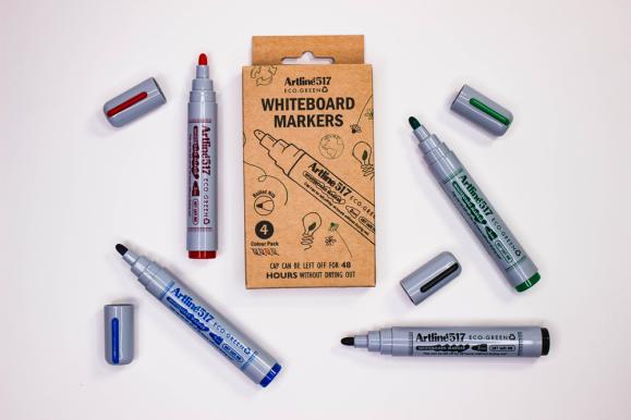  Whiteboardpenna Artline 517 ECO-GREEN fine 4-färg set