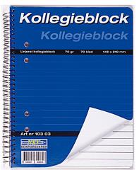  Kollegieblock A5 70g
