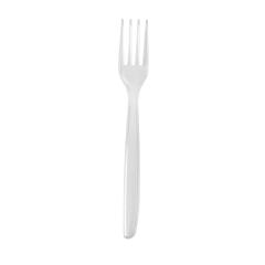  Gaffel flergångsbruk 18,5cm transparent