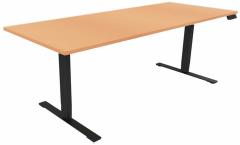  Skrivbord Viva Basic h&ouml;j- och s&auml;nkbart med rak skiva
