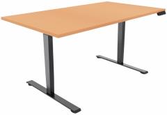  Skrivbord Viva Basic h&ouml;j- och s&auml;nkbart med rak skiva