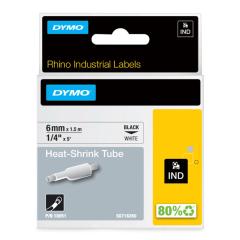  Märkband Dymo Industri krympslang 6mmx1,5meter