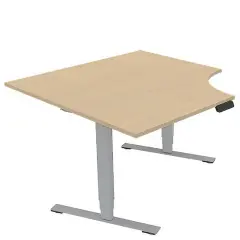  Hörnskrivbord Viva Basic höj- sänkbart