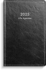  Kalender 2025 Lilla Agendan svart konstläder