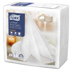  Tork LinStyle&reg; Middagsservett Vit