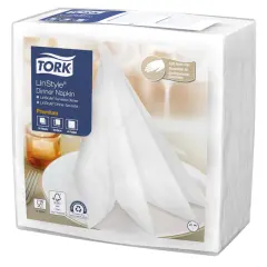  Tork LinStyle&reg; Middagsservett Vit
