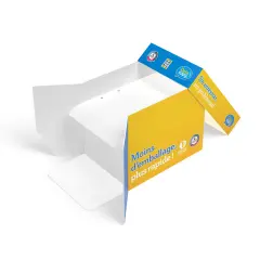  Kopieringspapper DataCopy A4 80g hålslaget vitt non-stop